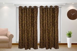 Crystal Brown Curtains