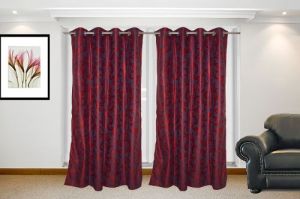 Crystal Red Curtains
