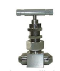stainless steel T handle straight type forged ferrule needle valve