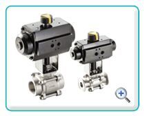 PNEUMATIC ROTARY ACTUATED BALL VALVE
