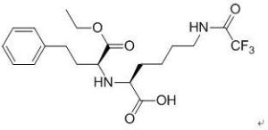 N2 1s Ethoxycarbonyl 3 Phenylpropy n6 Trifluoroacetyl L Lysine