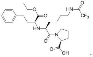 N2 1s Ethoxycarbonyl 3 Phenylpropyl N6 Trifluoroacetyl L Lysine L Proline