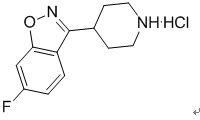 6 Fluoro 3 4 Piperidinyl 1 2 Benzisoxazole Hydrochloride