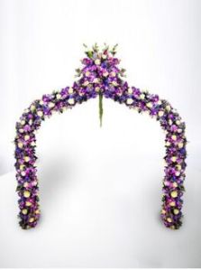 Purple Theme Wedding Arch