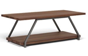 shiba - rectangular walnut top coffee table