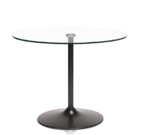 turner - round glass top dining table