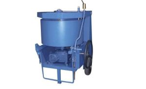 Manual Electric Aluminium Case Pan Concrete Mixer, For Laboratory Use, Color : Blue