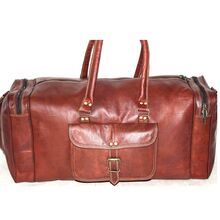 Genuine Real Leather Handmade Multi Travel and Luggage Bag