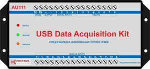 Au111  Usb Digital Io and Analog Input Acquisition Kit