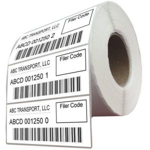 70x40mm Barcode Label