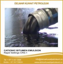Cationic Bitumen Emulsion Rapid Settings