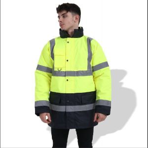 FP1653 Fluorescent Parka with Reflective Tape