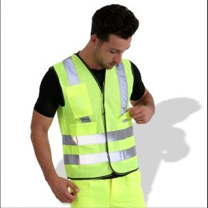 KF007 Fluorescent Safety Vest with Reflective Tape