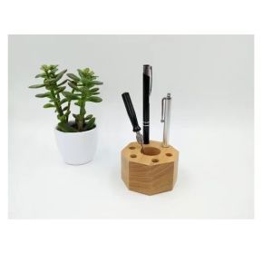 wooden pen stand