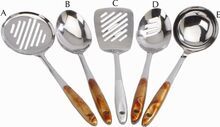 Stainless Steel Wooden Handle Skimmer/Laddle