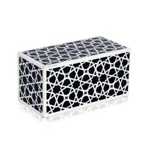 Zellij Black &amp;amp; White Decorative Box