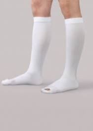anti-embolism stockings below knee
