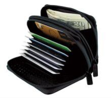 genuine leather wallets bi fold multi card holder