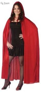 68 Inch Red Cape