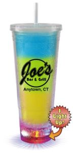 Plastic Light-Up Insulated Cup