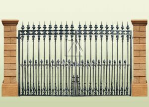 Edgebaston Cast iron Gate