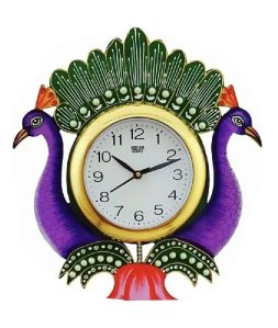 Peacock Hanging Wall Clock