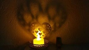 LED T Light Candle Stand