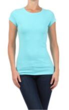 180 Grams Round Neck Women T-shirt, Size : 2 XL, 3 XL, 4 XL, 5 XL, L, XL, Xs