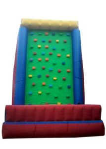 straight climbing bouncy slide