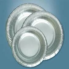 Silver Coated Paper Plates