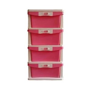 Plastic Four Drawer Cabinet