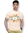 Effit Mixed Colors Light Peach Mega Print T-Shirt