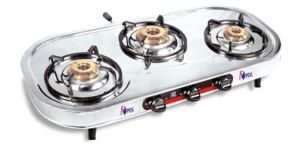 OVAL Triple Burner Stove