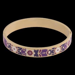 GOLD PLATED FLORAL MYSTERY BANGLE FOR WOMEN