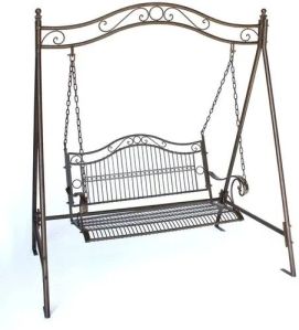 Antique Wrought Iron Swing