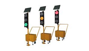 Solar Portable Traffic Signal Light