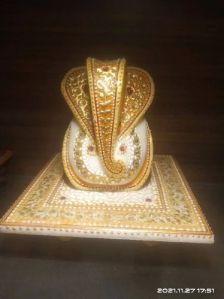 Marble Ganesh Statue, Color : White