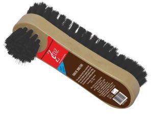 Zedz Plastic Dual Action Shoe Brush, Color : Black