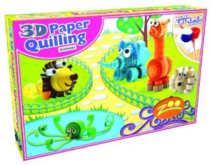 3D Paper Quilling Animals Creative Art Paper Craft Learning DIY Kit