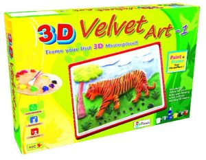 3D Velvet Art -1 Creative Educational Preschool Game