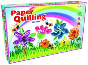 Paper Quilling - Flowers Creative Art Paper Craft Learning DIY Kit