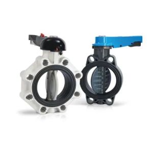 Plastic PVC Butterfly Valve, Power : Manual