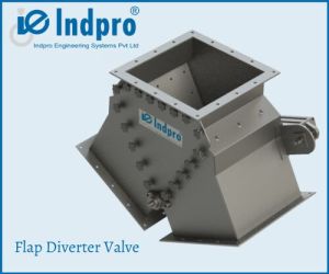 Stainless Steel Diverter Flap Valve, Color : Blue