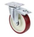 Muvtons 100X35 Medium Duty Pressed Steel Swivel Castor