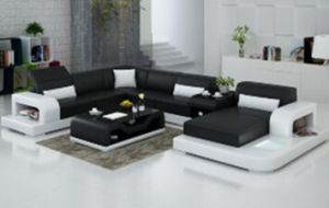 G8006 Top Bonded Leather Sofa