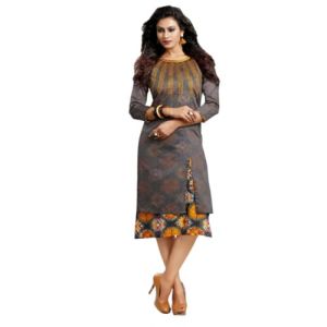LADIES KURTIS IN COTTON STRAIGHT AND PRINTED