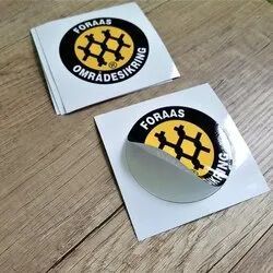 Glossy 2D Sticker Round Printed Vinyl Stickers at Rs 0.20/per square inch  in New Delhi