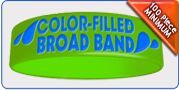 COLOR-FILLED BROAD-BAND WRISTBAND BUILDER