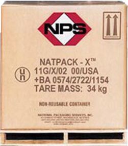 NATPACK-X DISPOSABLE CORRUGATED CONTAINERS