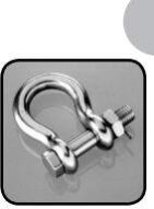 BOLT TYPE ANCHOR SHACKLE